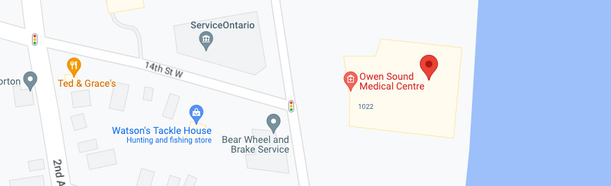 A map of our location
